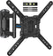 MOUNTUP TV Wall Mounts TV Bracket for Most 26-55 Inches TVs, Full Motion TV Wall Mount with Swivel and Extend 17.7 Inch, TV Mount with Swivel Articulating Arm, Max VESA 400x400mm, MU0009